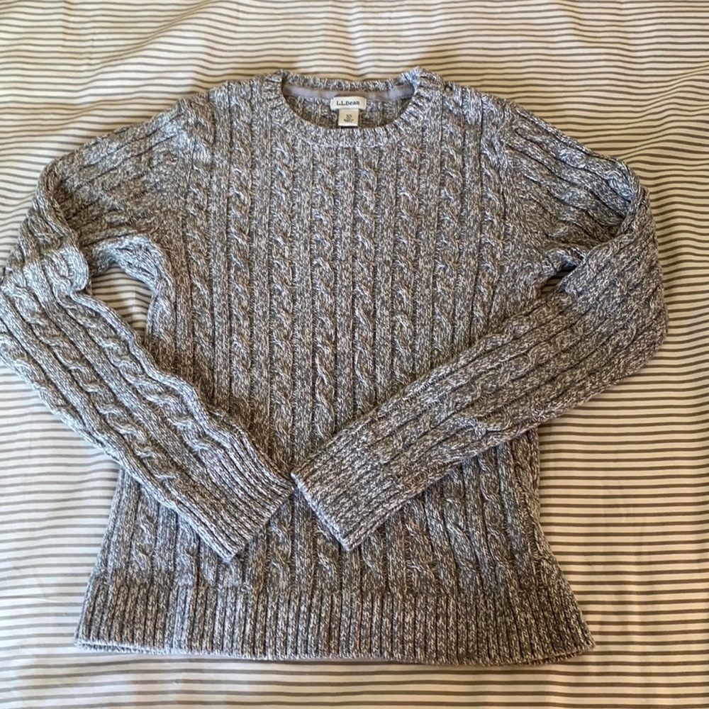 L.L Bean Cable Knit Sweater